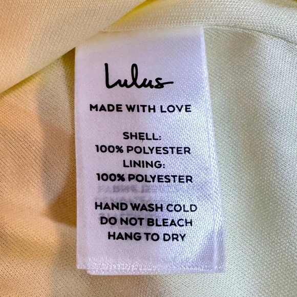 Lulus Yellow Floral Tiered Maxi Dress M Cottagecore Sweetheart Chiffon NWT - Picture 9 of 11